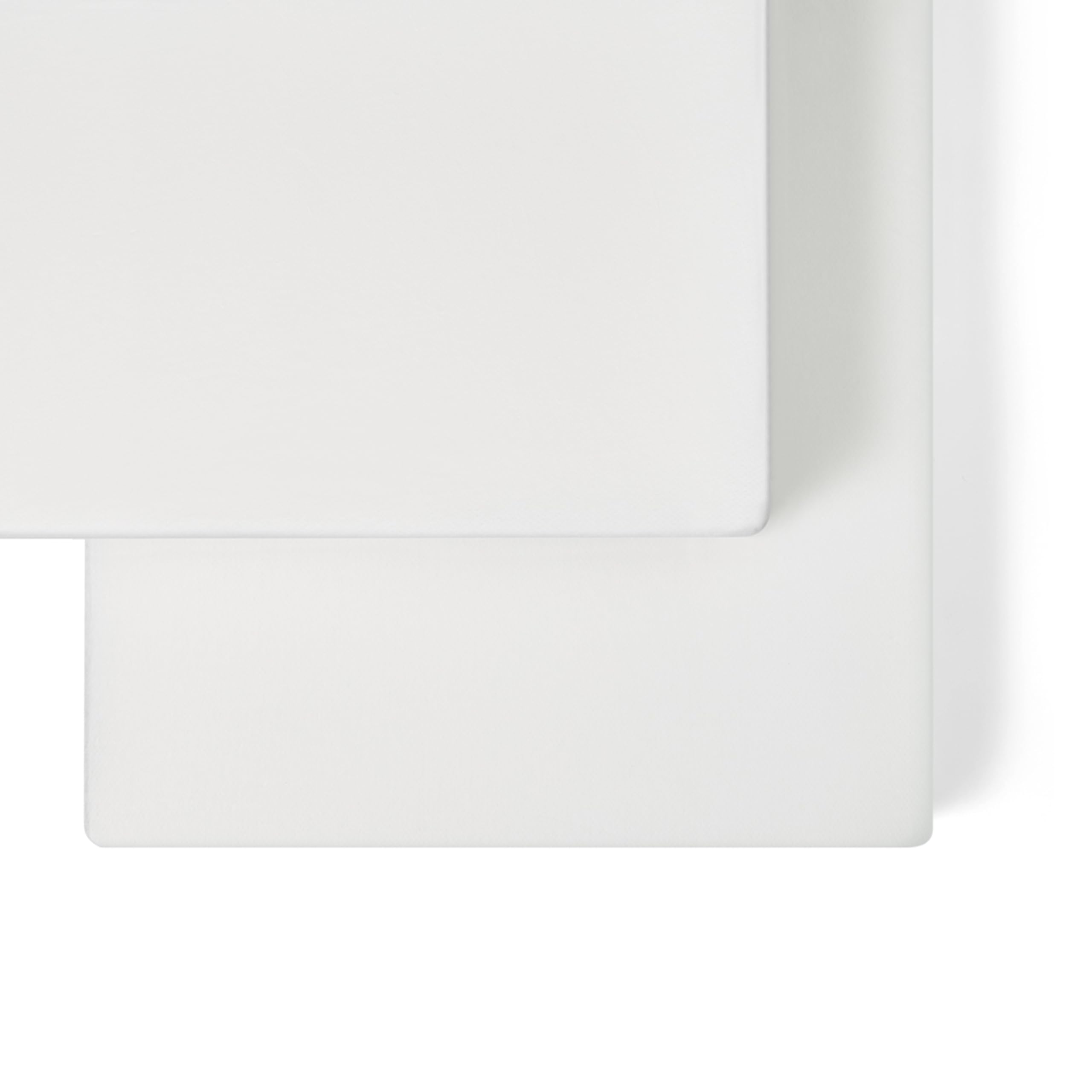 The Little Green Sheep Organic Cotton Cot Bed Fitted Sheet, White - 70 x 140