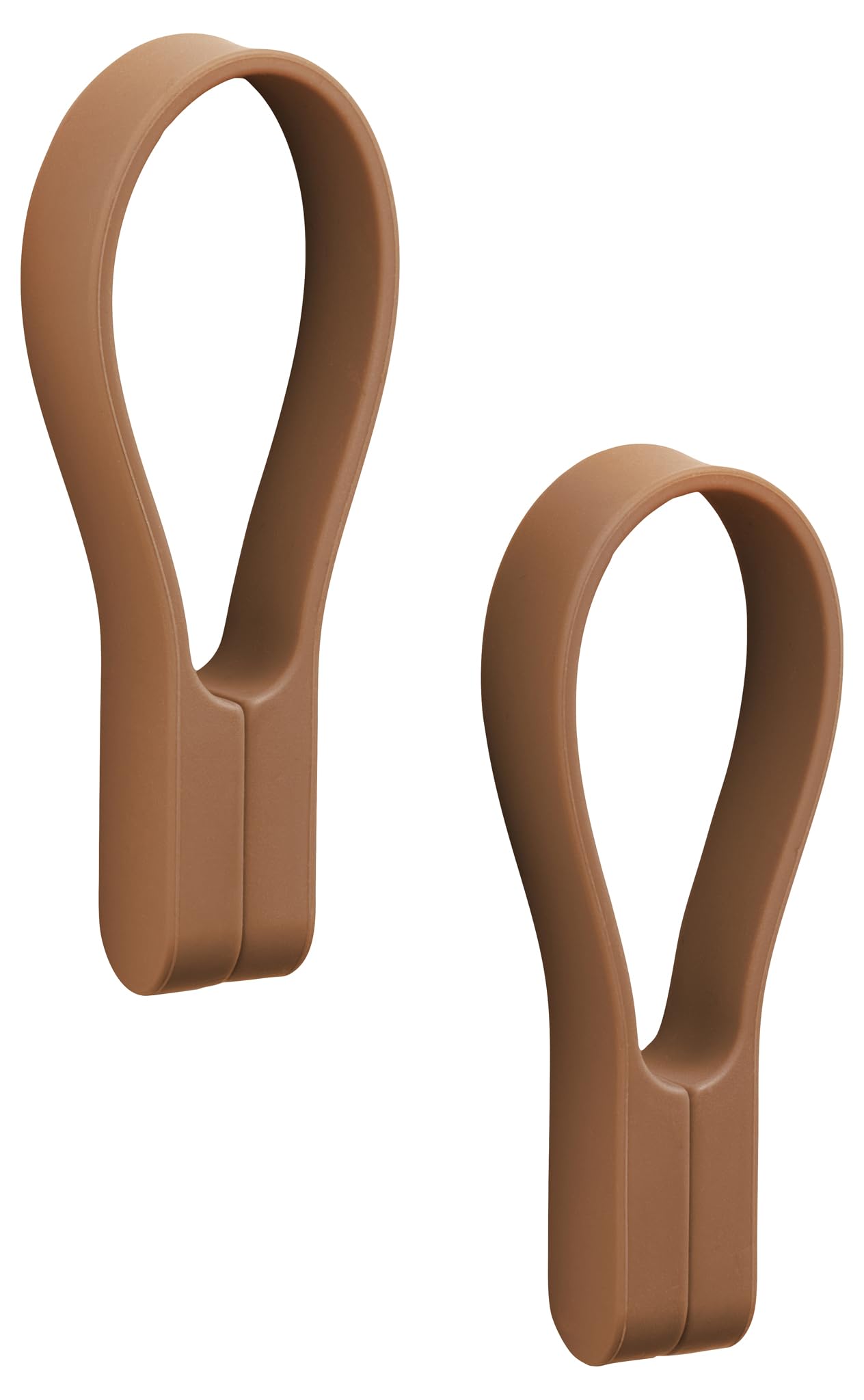 Zone Denmark Loop Towel Clips, Towel Hangers, Magnetic Towel Clips, Clips/Pegs for Towels and Tea Towels, 9 cm, 2 pc(s), Terracotta — image 1