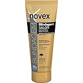 NOVEX Blindagem Thermal Protector Leave In 3.2 oz - Heat Protectant | Anti Frizz Cream with Frizz Control &amp; Anti-Humidity Protection - Provides Lasting Smoothing with Keratin &amp; Amino Acid Complex