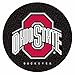 NCAA Ohio State University Padded Swivel Bar Stool with Back