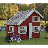 Amazon Com Discovery Backyard Spring Cottage Cedar Playhouse