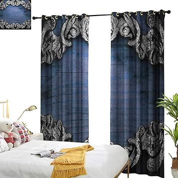 Amazon De Longbuyer Viktorianischer Thermo Vorhang Modisch Modern Landhausstil Abstrakt