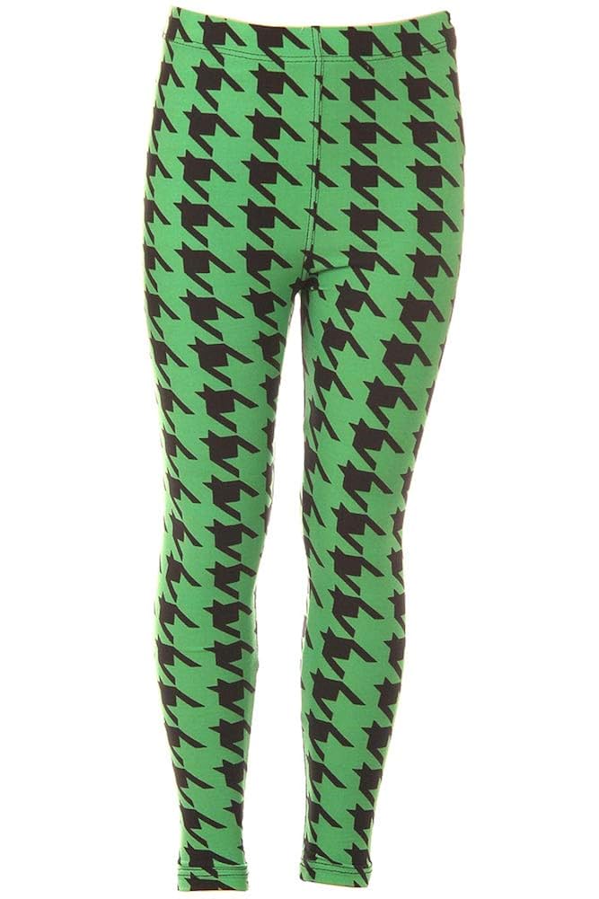 Kids Full Length Buttery Soft Novelty Design Printed Leggings for Girls Ages 4~8
