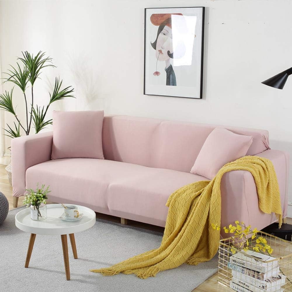 GCP Pink Sofa Cover Universal Stretch Sectional Stretch Sofa Cover