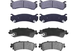 EXPPOWER Replacement for Front and Rear Brake Pads Ceramic Silverado 1500 1999-2006,GMC SIERRA 1500 1999-2006,ASTRO 2003-2005,GMC SAFARI 2003-2005,TAHOE 2000/2001,GMC YUKON 2000/2001 (D785,D792)