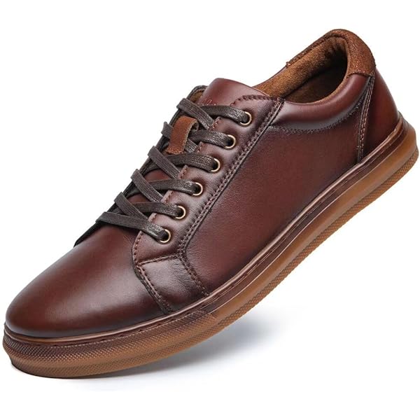 Ann Marino Men\'s Brown Leather Shoes Amazon.com | Marino Oxford Dress Shoes for Men - Formal  main image 3