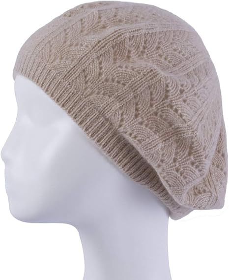 Amazon Co Jp Smallsun ベレー帽 40センチメートルガース 女子ライトエクリュ熱烈なハット 21センチメートルディープ カシミア ベレー帽 秋と冬のカシミヤニット帽子 ホーム キッチン