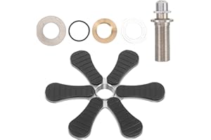 BESTOYARD Automatic Cup Washer for Sink High Pressure Cup Rinser Machine for Kitchen Bar Coffee Shop - Easy to Use Stainless Steel Efficient Six-Leaf Design