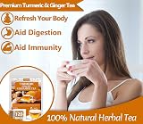 ULTHMOK Premium Turmeric Ginger Cinnamon Tea Bags 100% Natural view 6