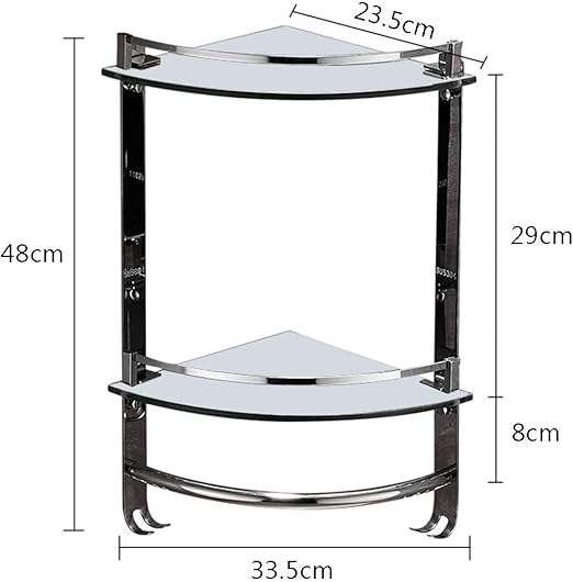 ZHESHEN Estanteria Estante Baño Pared Vidrio Accesorios ...