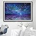 Diamond Painting Full Drill Square 5D DIY Blue Night Sky Rhinestone Gems Embroidery Arts Craft Adults' Children's Paint-By-Number Kits cross stitch for Home Wall Decoration 12X17.5 inches