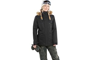 Volcom Women's Fawn Insulated Snowboard Ski Winter Hooded Jacket