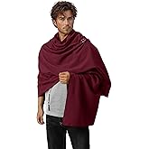 Heyigrow Shawl Scarf Vikings Cosplay Mens Medieval Neck Hooded Cape Women Retro Costume Cotton Renaissance Cloak for Party