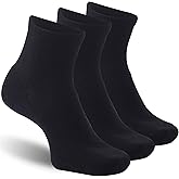 RZTT 3 Pairs 90% Merino Wool Socks for Men Women, Soft Thin Breathable Ankle Socks for Athletic Running Hiking Cycling