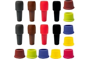 18 PCS Silicone Wine Stopper, Reusable Wine Corks, Beer Bottle Cover, Glass Bottles Cover, Sparkling Wine Bottle Stopper for 