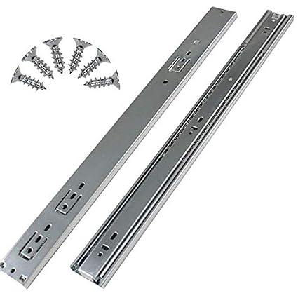 Gobrico Ball Bearing Kitchen Soft Close Side Mount Drawer Slides
