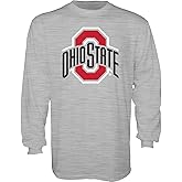 Blue 84 Men's Ohio State Buckeyes Long Sleeve T Shirt Gray Icon, Ohio State Buckeyes Gray, Large