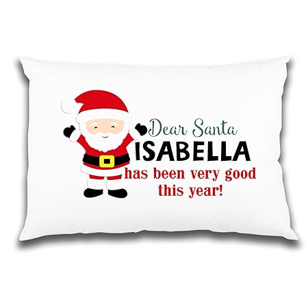 Santa Personalised Pillowcase Great Christmas Eve Gift Idea
