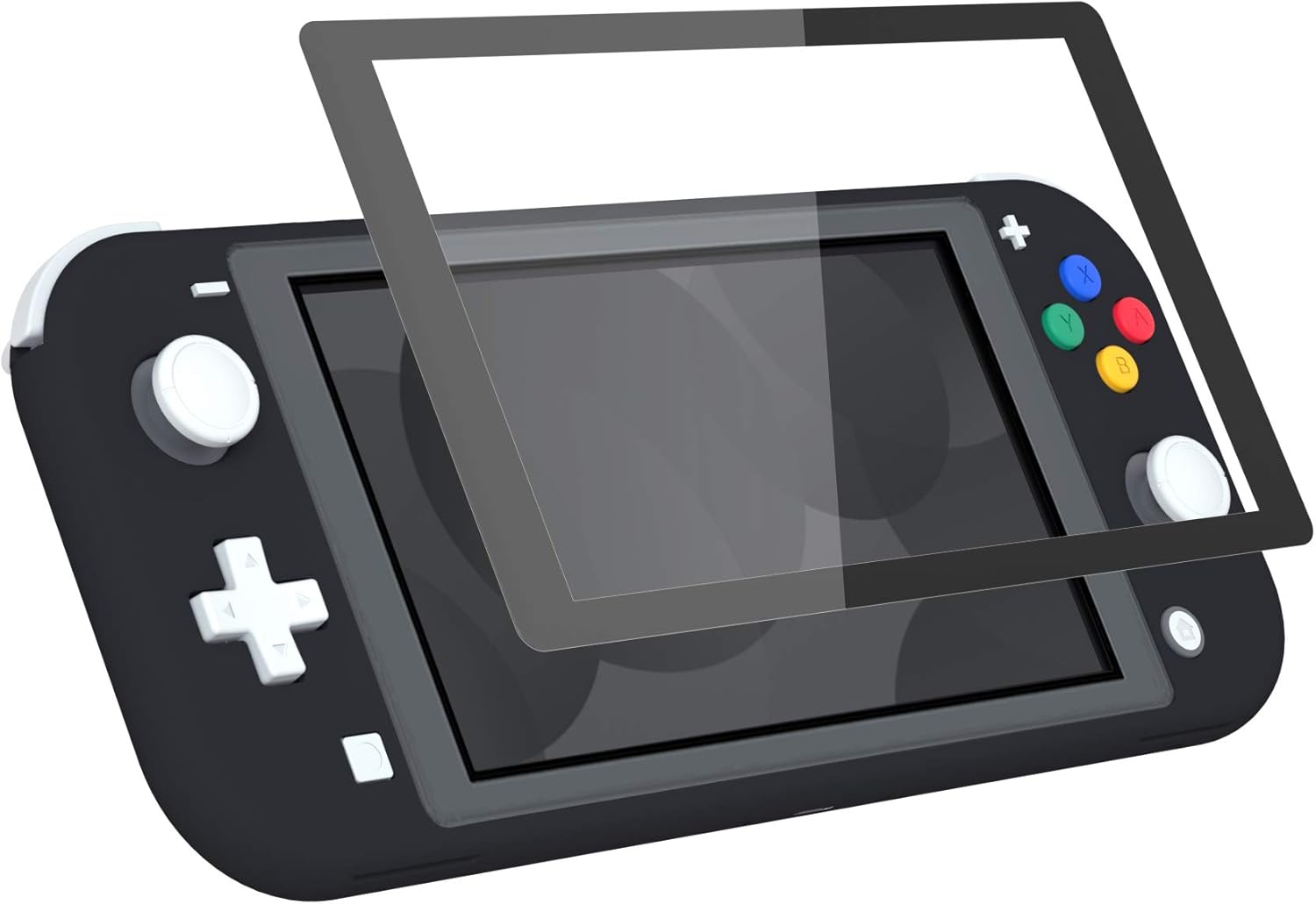eXtremeRate Soft Touch Black DIY Replacement Shell for Nintendo Switch Lite, NSL Handheld Controller Housing w/Screen Protector, Custom Case Cover for Nintendo Switch Lite: Computers & Accessories
