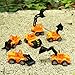Dazzling Toys Construction Vehicles Pull Back Style - Pack of 6 - Assorted Construction Designs