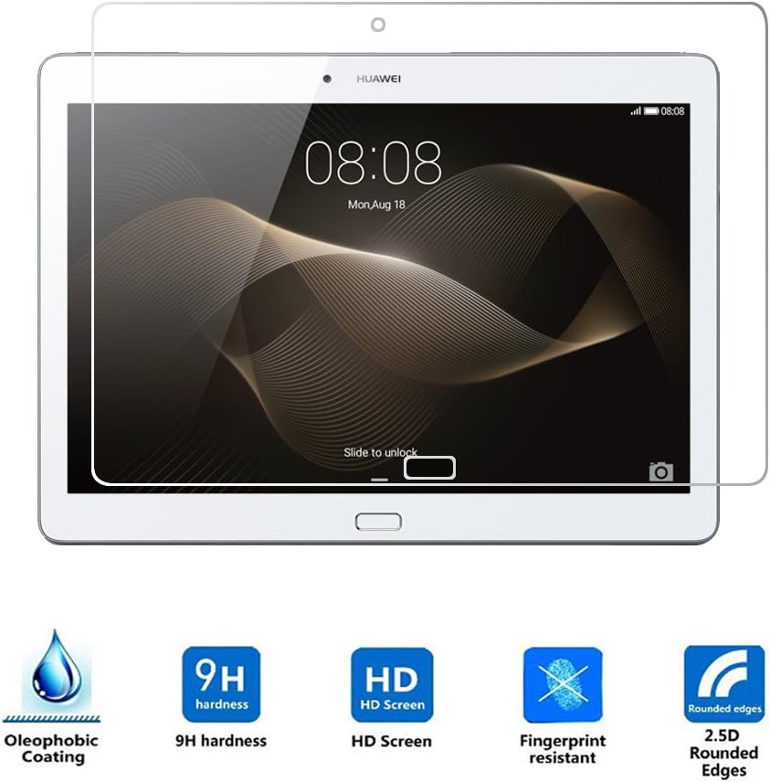 Vikoo Huawei MediaPad M2 10.0 Screen Protector, Tempered Glass Screen Protector with 9H Hardness for Huawei MediaPad M2 10.0