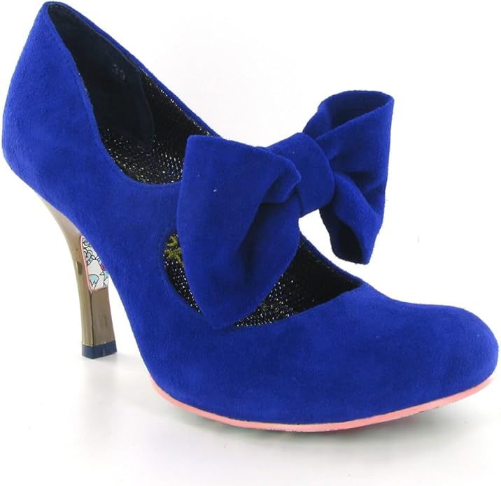 navy blue irregular choice shoes