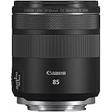 Canon RF 85mm F2 Macro is STM, Compact Medium-Telephoto Black Lens (4234C002)