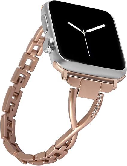 Compatible con Apple Watch 42mm 44mm Correa de Acero ...