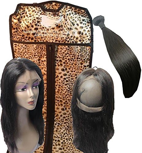 urhairsolutions Brazilian Weave no Shedding Straight 20 Inch Bundle 20 Inch 360