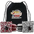 Beer Belly Bags Pro Style Performance Cornhole Bags Tournament Regulation Resin Fill 16 Ounce - Set of 8 Includes Carrying Tote Made in USA