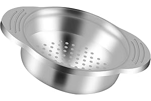 Metal Can Strainer Tuna Fish Press Can Strainer Stainless Steel Food-Grade Tuna Can Colander for Canned Tuna Beans Vegetables