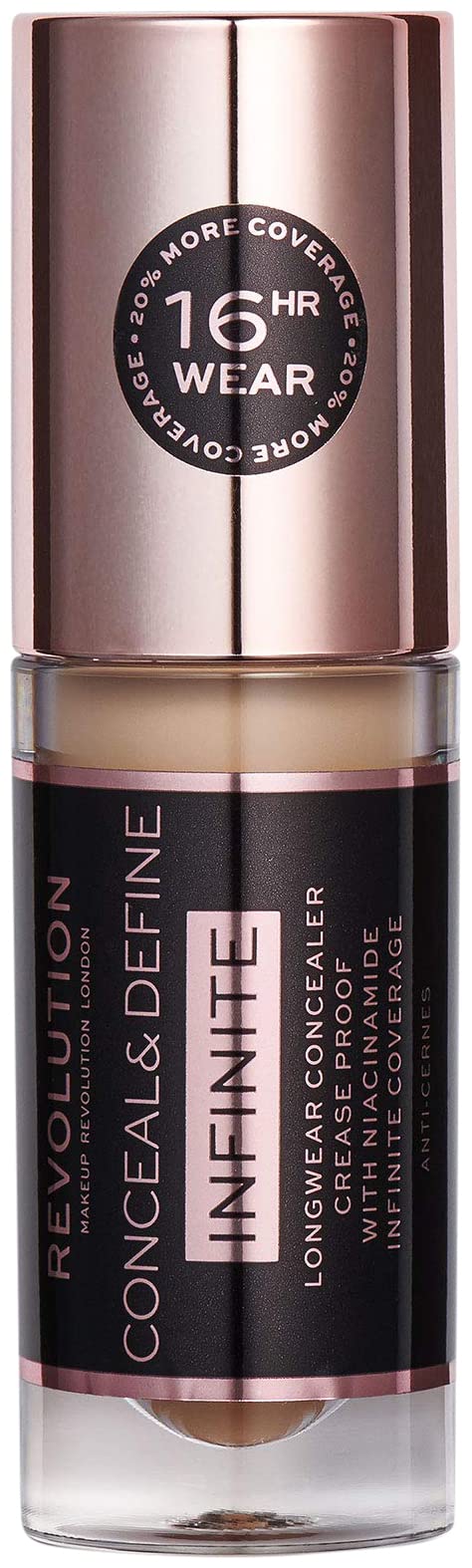 Makeup Revolution, Infinite, Concealer, C10.5, 5ml