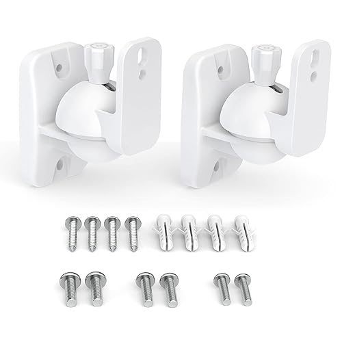 HomeMount Speaker Wall Mount Brackets Surround Bookshelf
