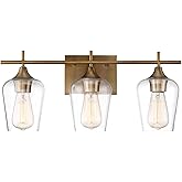 Savoy House 8-4030-3-322 Octave Bohemian Clear Glass Bathroom Vanity Wall Light, 3-Light 180 Total Watts, 10" H x 21" W, Warm