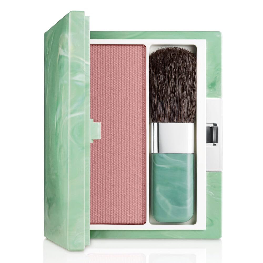 Photo 1 of Clinique Soft-Pressed Powder Blusher Blush | Buildable Color + Natural Finish, New Clover, 0.27 Ounce