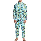 Kids Two-Piece Classic Zippered Sports Jacket Set Sweatpants Jogging Teenager Sportswear Set