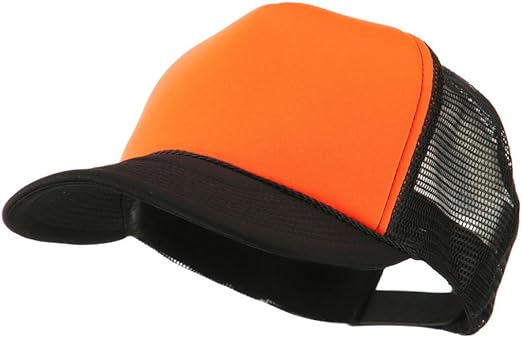 orange and black baseball hats