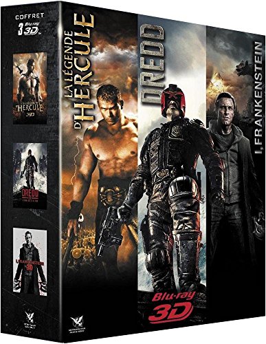 Coffret 3d : Dredd + I, Frankenstein + La Légende D'hercule - Pack