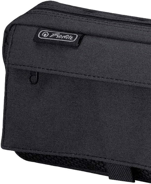 Herlitz 50009756 Large Rectangular Pencil case, 1 mesh Pocket with Velcro Closure, 1 Pocket with Zip, Motif: Black&Wow Slogan - Image 4