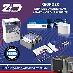 2ID Fargo DTC1250e Single-Sided Badge Printer