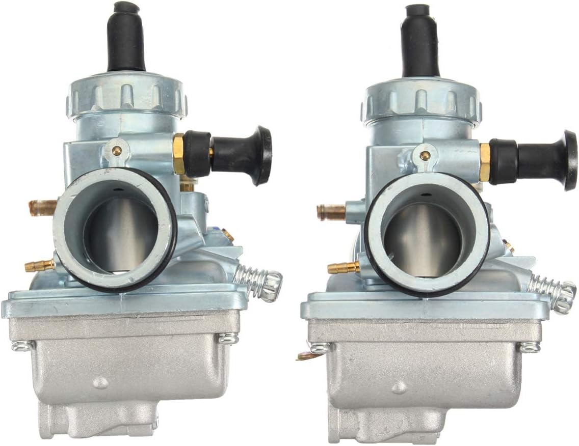MOMOALA 2pcs Carburetor Fits For Yamaha Banshee YFZ350 1987-2006 ATV Carbs 29mm Silver