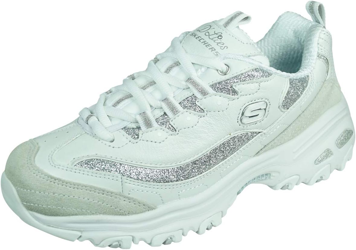 skechers d lites blancas