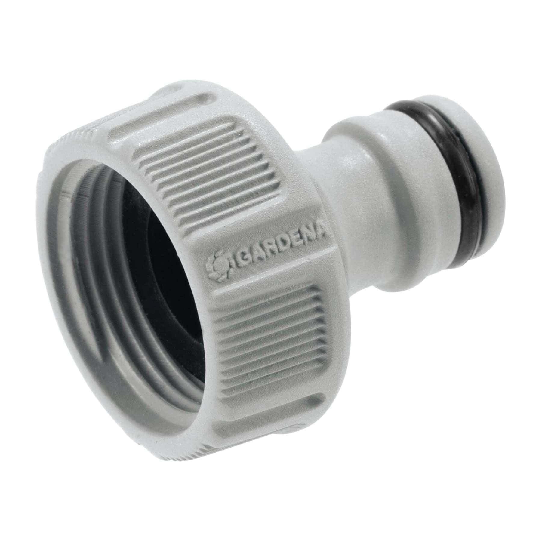 GARDENA tap connector 26.5 mm (3/4 "): Connection for faucets with thread, waterproof connection, easy handling (18201-20)