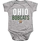 Ohio University Official Stacked Unisex Infant Snap Suit for Baby