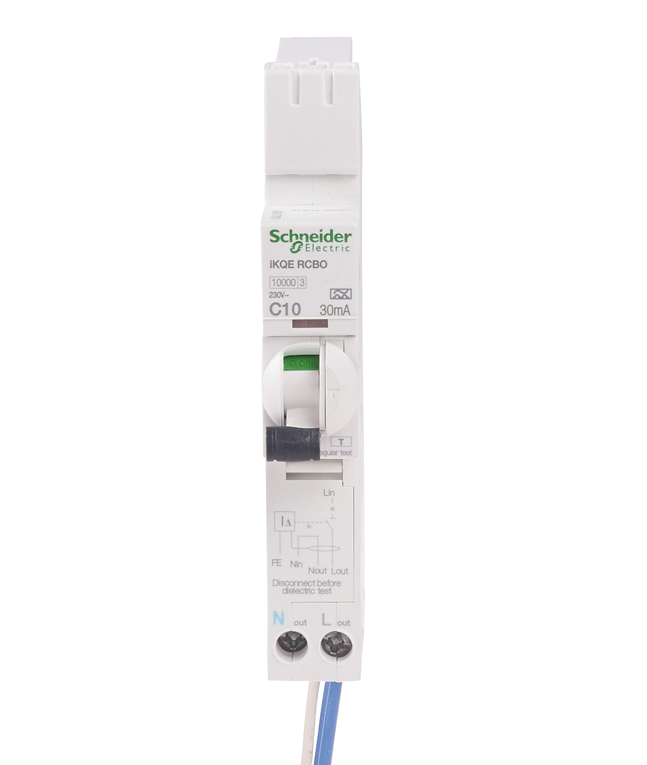 iKQE RCBO 1PPNs 10A C 30mA A-type