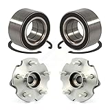 Front Rear Wheel Bearing And Hub Assembly Kit For