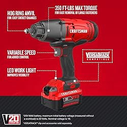 CRAFTSMAN V20 RP 1/2 inch Cordless Impact Wrench