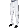 Rawlings Semi-Relaxed Full Length Baseball Pant | Solid & Piped Options | Adult Sizes | Multiple Colors