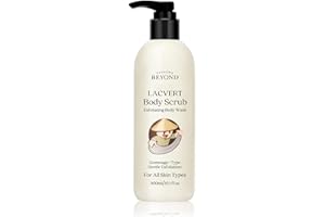 ECO BEYOND Lacvert Body Scrub (Original, 10.1fl oz) - Exfoliating Body Wash & Shower Gel, Korean Skin Care for Gentle Exfoliation & Home Spa. Gommage-Type for Smooth, Soft Skin. All Skin Types.