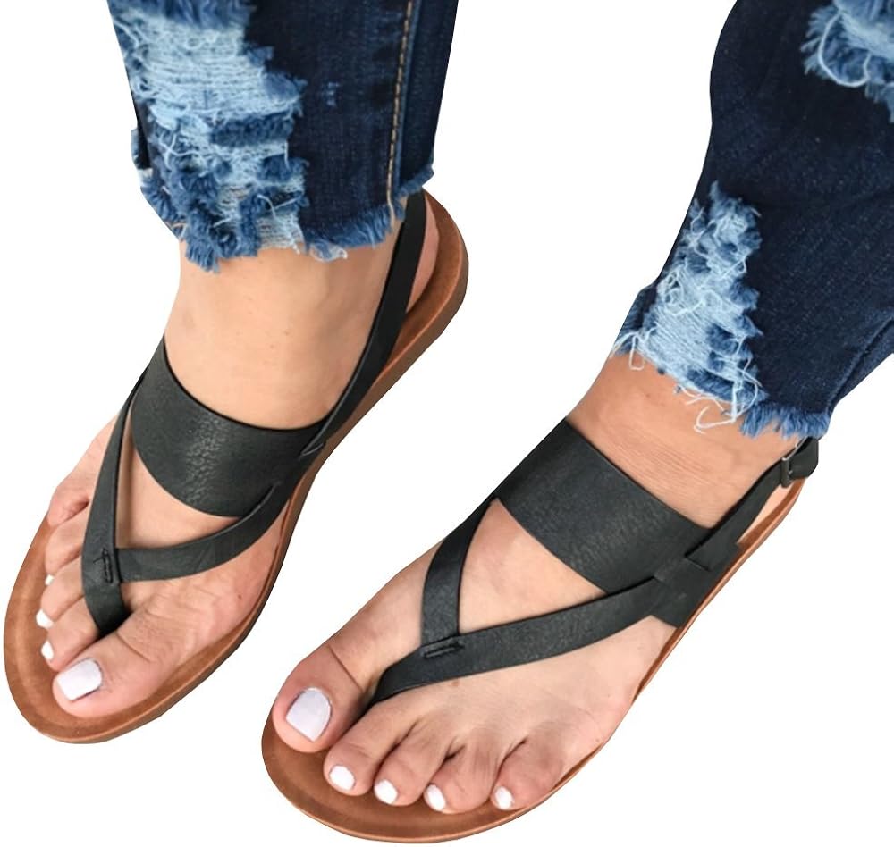 comfy strappy sandals